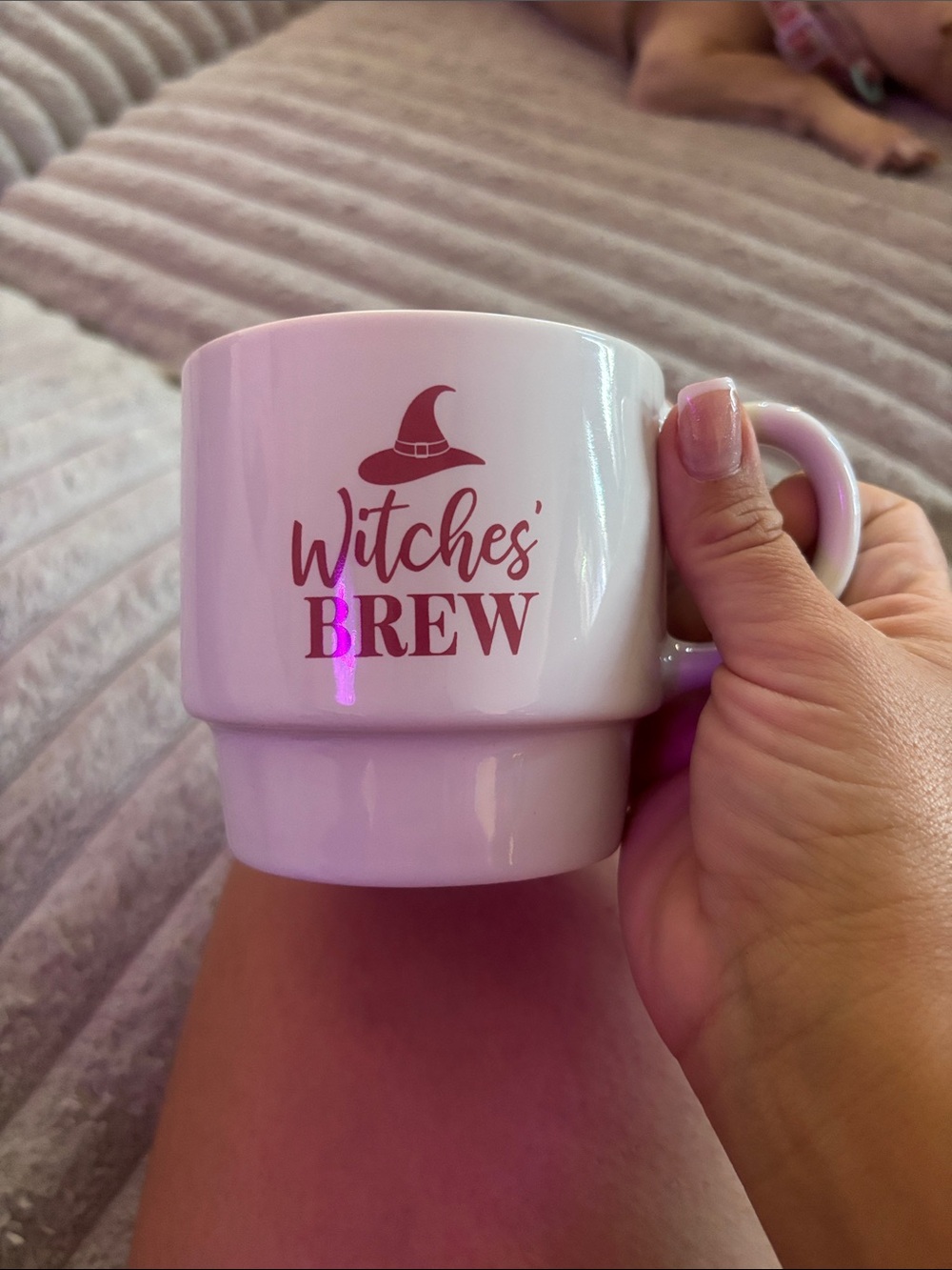 Witches' Brew Pink Ceramic Mug